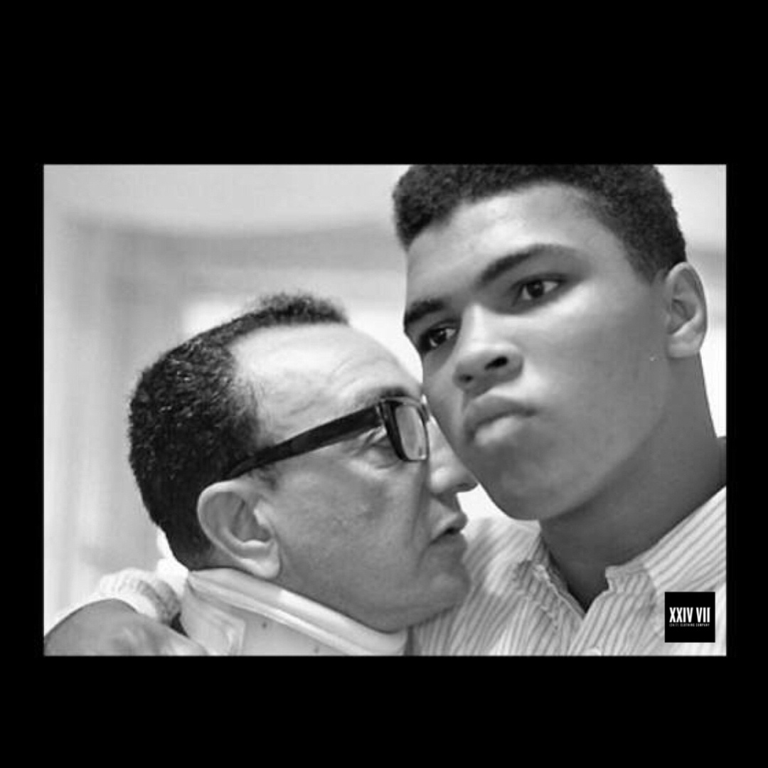 Cassius Clay with Angelo Dundee